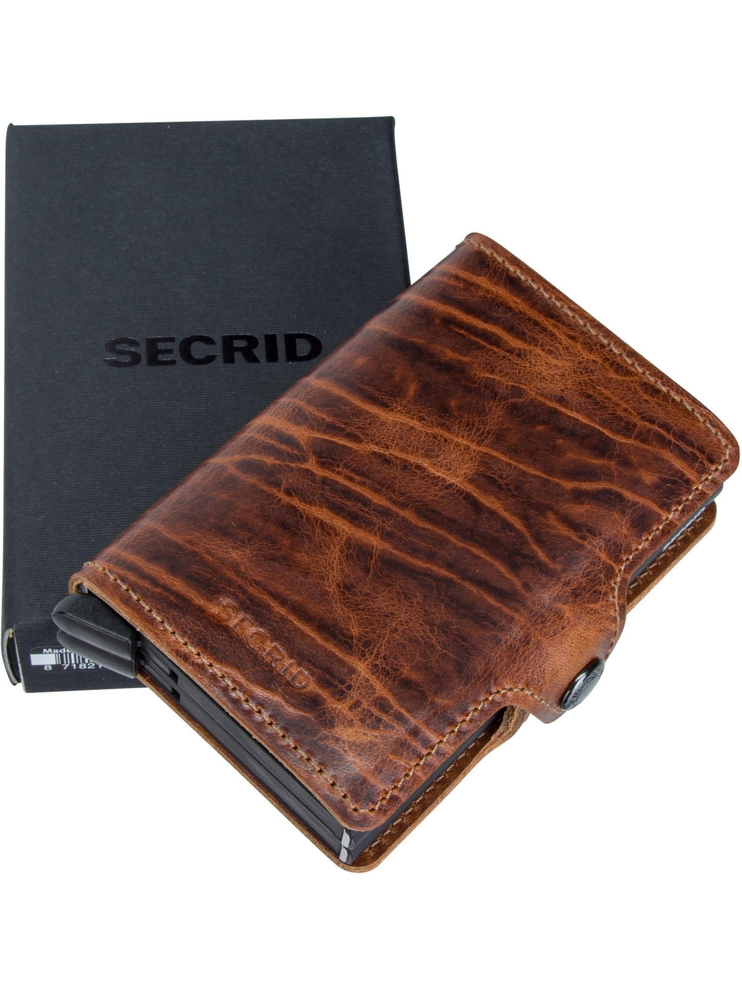 SECRID Genuine Leather Twin Wallet with RFID Protection - Holds 16 Cards | Slim Bifold Card Holder for Men & Women | Perfect for Travel, Business & Everyday Use