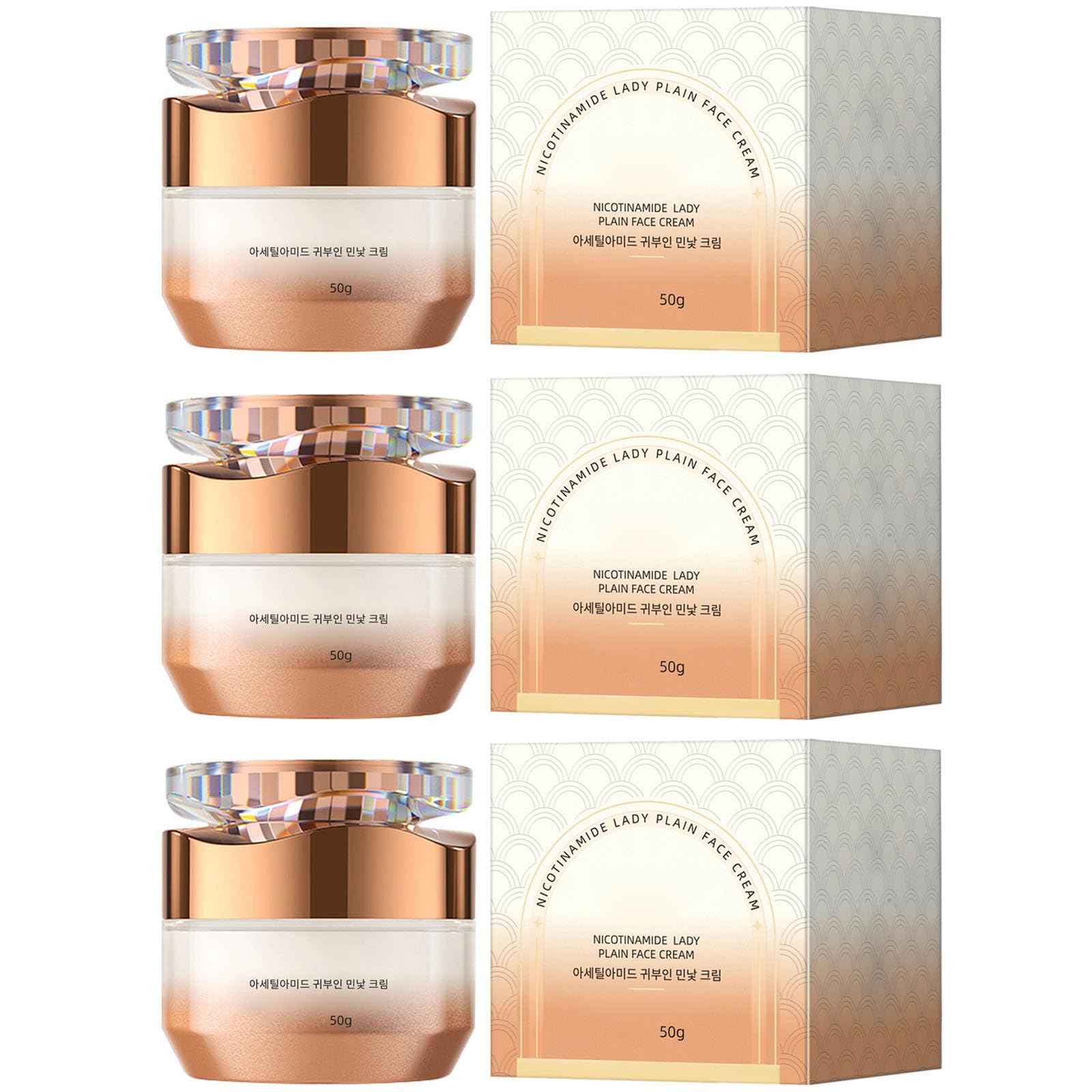 Swarous 3-Piece Face Cream Set - Moisturizing, Tone Up, Makeup & Concealer Barrier Cream for Glowing Skin | Perfect for Daily Skincare, Makeup Base & Hydration