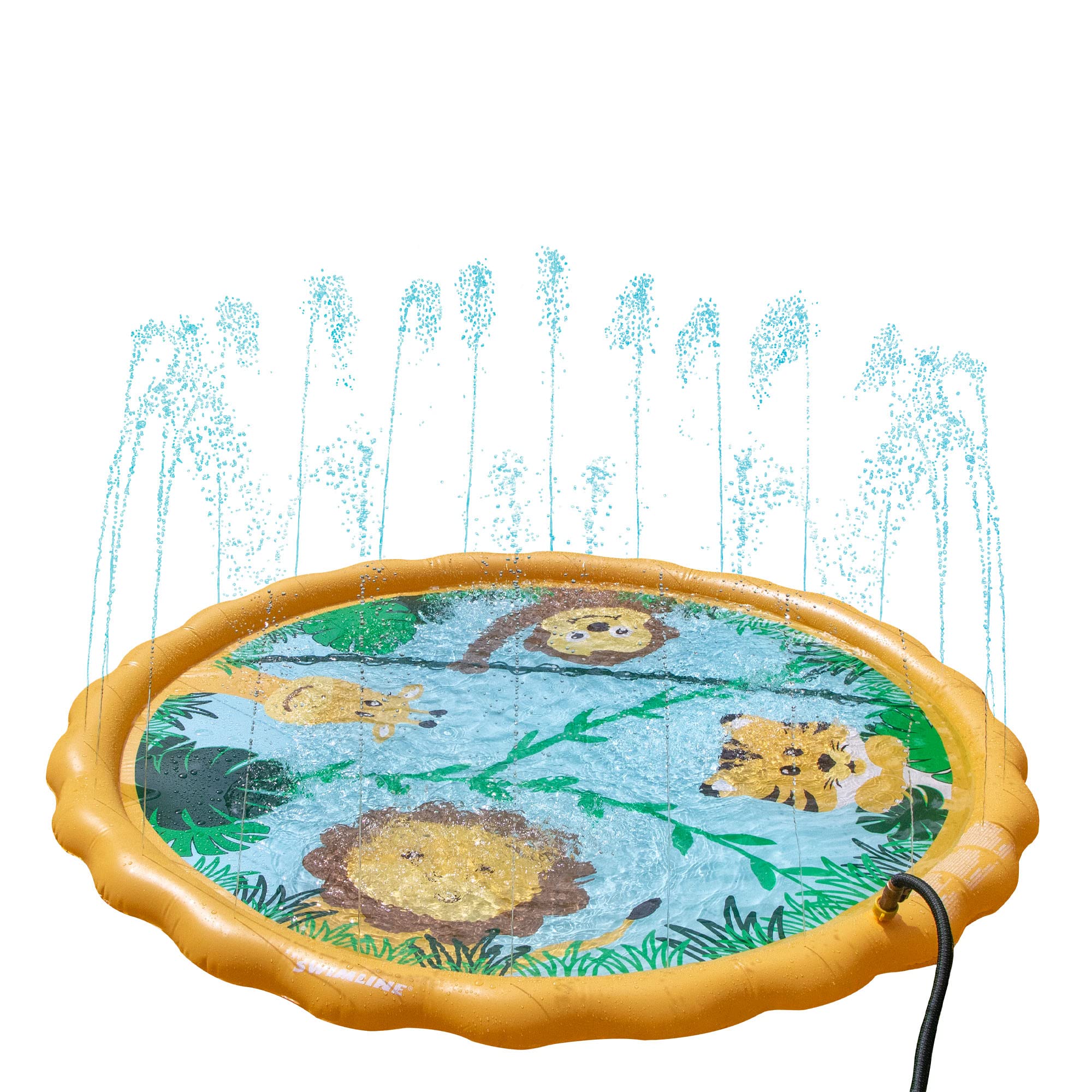 Inflatable Safari Sprinkler Mat for Kids - 60
