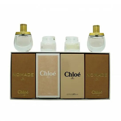 Chloe 4-Piece Mini Perfume Gift Set for Women - Floral Fragrance Collection | Perfect for Birthday, Anniversary & Valentine's Day Gifts