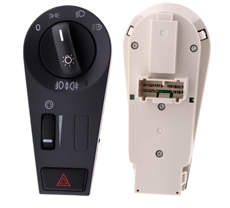 Volvo Truck FH12 FM VNL Front Headlight & Fog Light Control Switch - Replaces 20942844, 20953569, 20466302, 20466306, 50-104-003 - Perfect for Night Driving & Off-Road Visibility