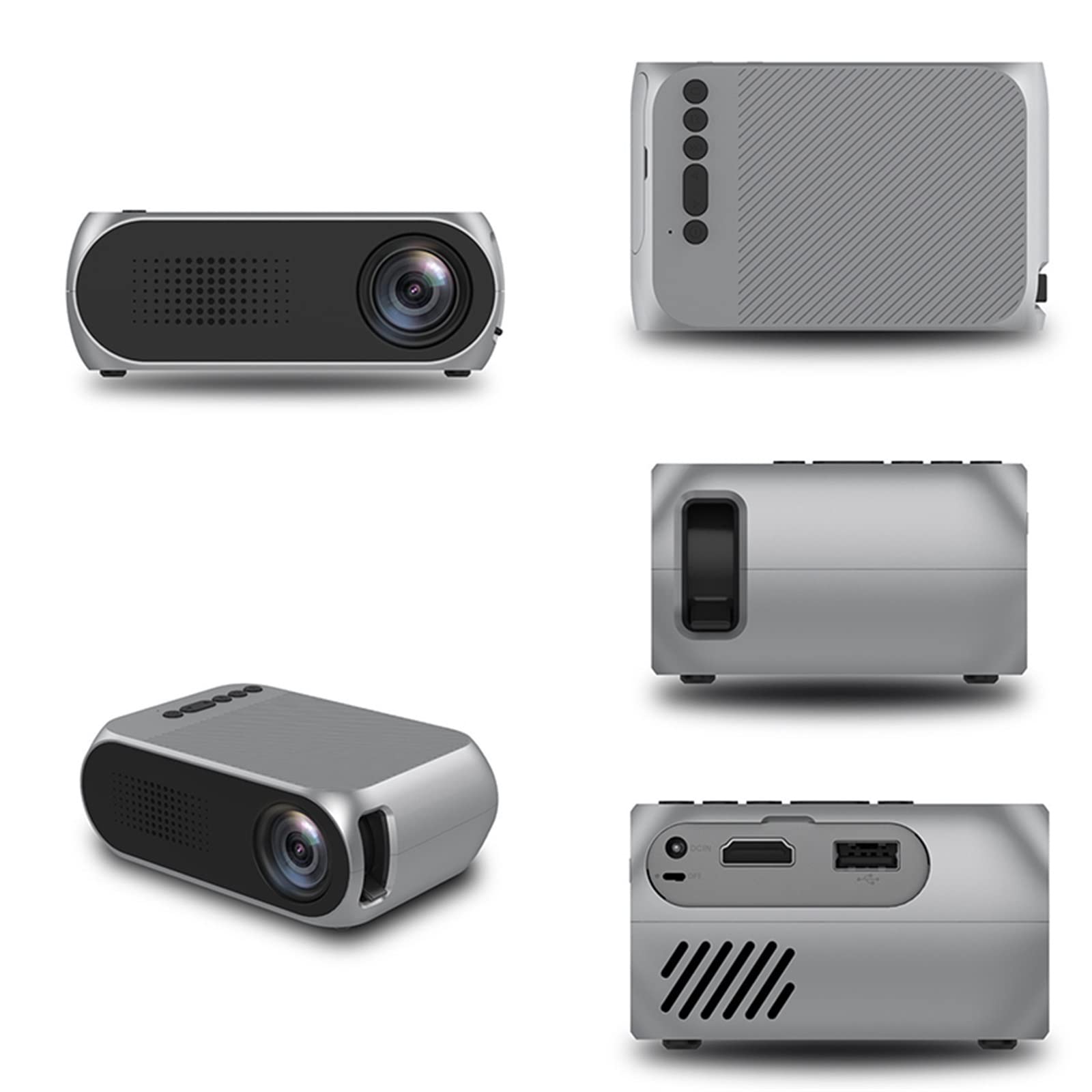 SVIOR Mini Projector - Portable HD 1080p LED Home Theater Projector with Smartphone Connectivity | Perfect for Movie Nights, Gaming & Outdoor Camping Entertainment