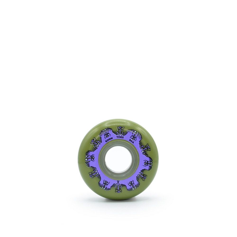 Mushroom Blading 60mm 90a Urethane Wheels (4 Pack) - Perfect for Aggressive Skating, Park & Street Performance
