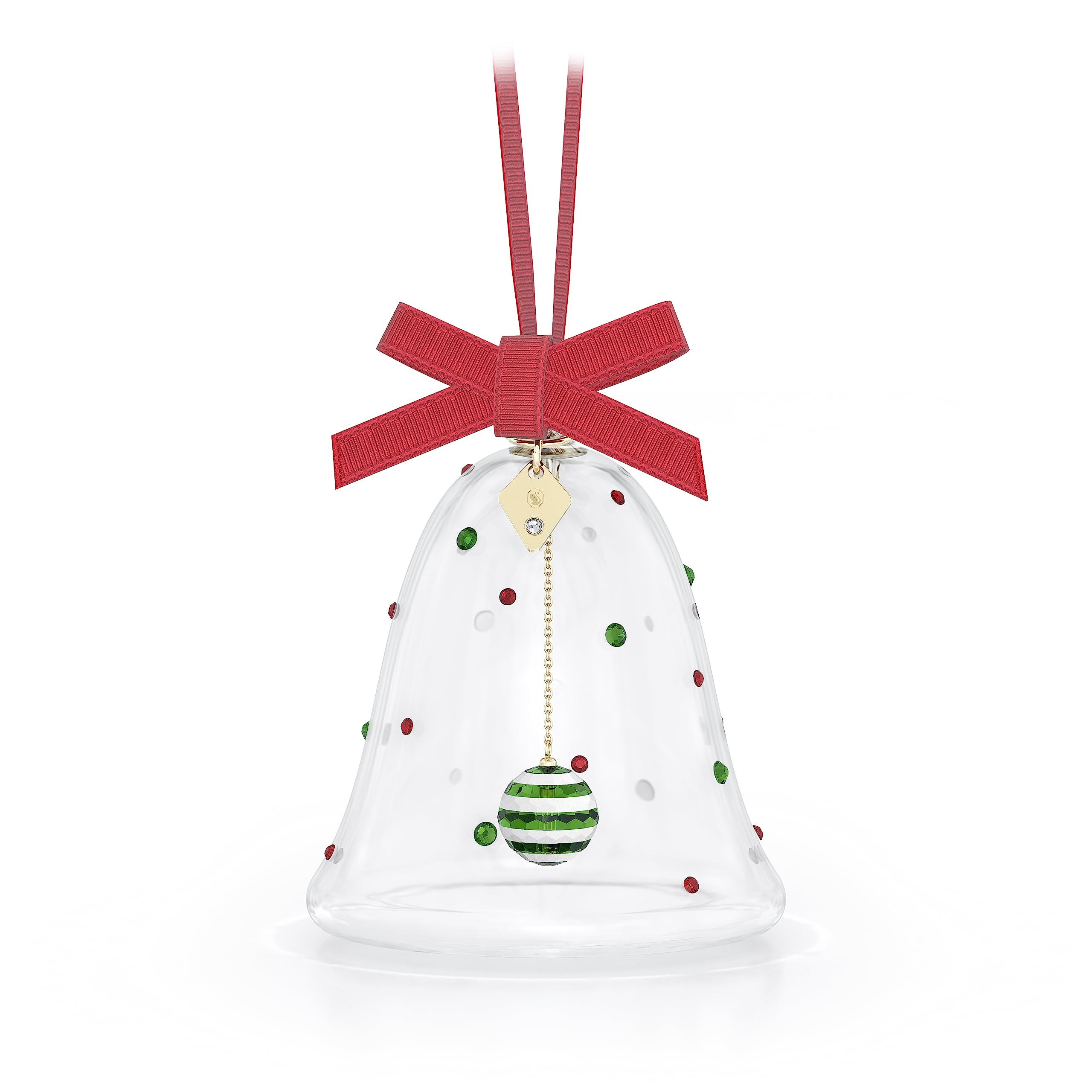 Swarovski Holiday Cheers Dulcis Bell Ornament - Crystal Christmas Tree Decoration for Home, Party & Gift Giving | Elegant Festive Decor for Xmas, New Year & Winter Celebrations