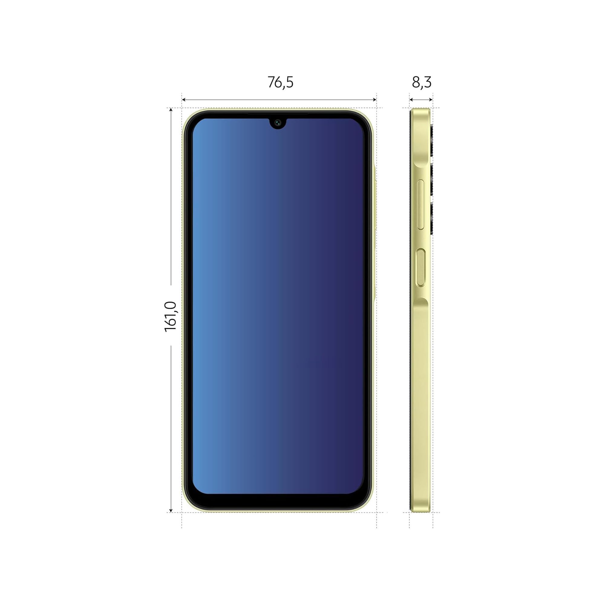 Samsung Galaxy A25 5G Unlocked Smartphone - 128GB Storage, 25W Fast Charger Included (FR Version) - Lime Green | Android Phone for Streaming, Gaming & Productivity