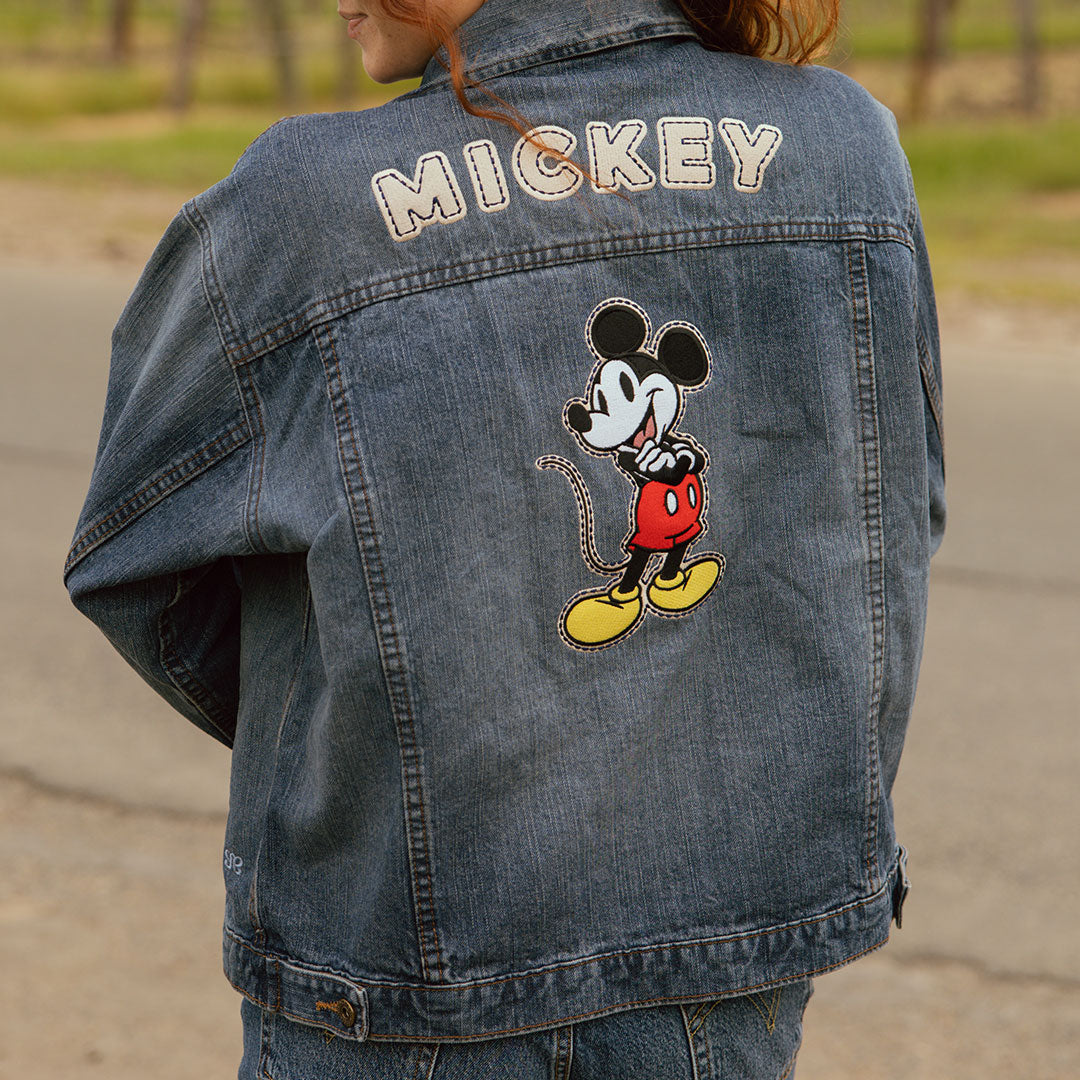 Disney Denim Jacket for Women & Men - Vintage Disney Character Denim Jacket - Casual Outerwear for Disney Fans, Theme Parks & Everyday Wear