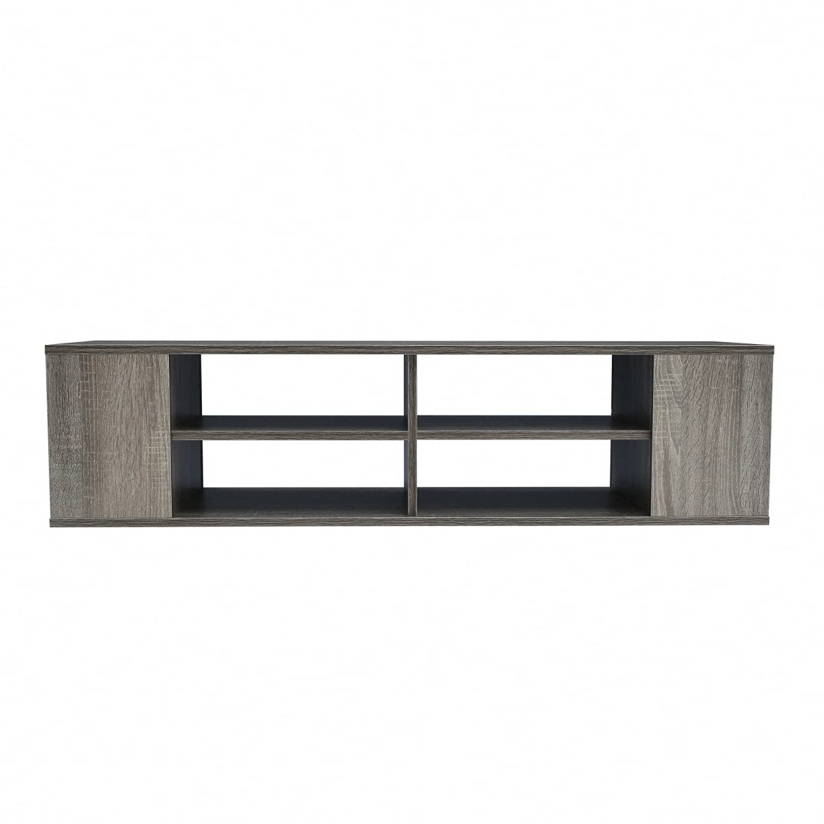 Modern Floating TV Stand Wall Mounted Media Console - Adjustable Height Walnut Entertainment Center with Storage Shelves | Perfect for Living Room, Bedroom & Home Theater Setup