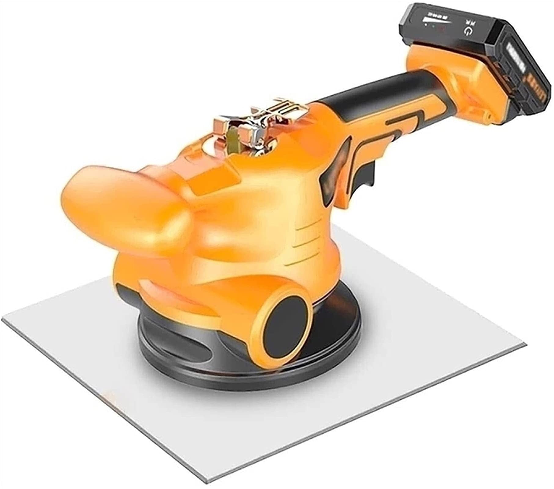 BJH 16.8V Electric Tile Leveler Machine - Professional Tile Vibrator Tool for Floor and Wall Tiles - 200kg Max Adsorption Power - Perfect for Home Renovation, Bathroom Remodeling, and DIY Tile Installation Projects
