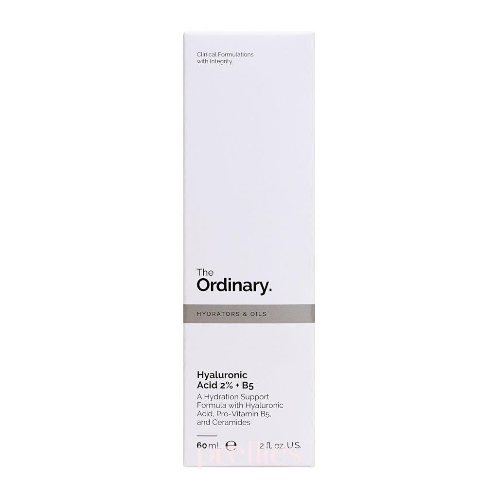 The Ordinary Hyaluronic Acid 2% + B5 Serum 60ml - Hydrating Facial Serum for Dry Skin, Anti-Aging & Plumping - Perfect for Daily Skincare Routine & Night Care