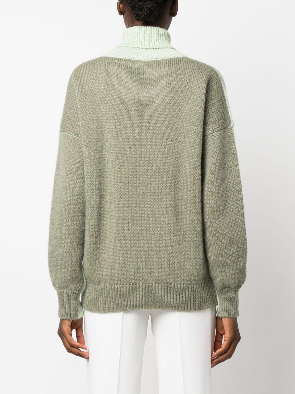 Alysi Women's Green Knit Sweaters - Soft & Cozy Pullover for Fall & Winter | Casual Outfits & Layering