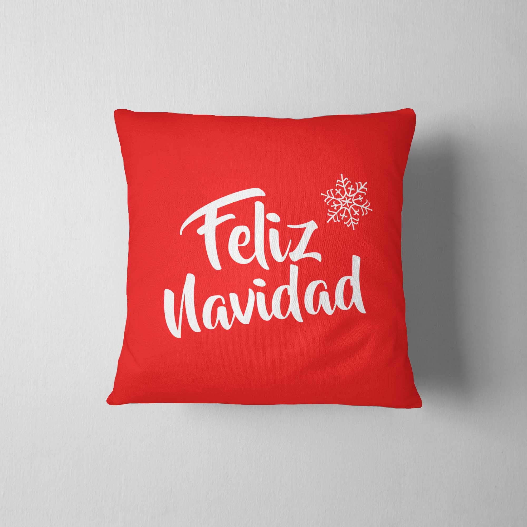 Feliz Navidad Christmas Decorations - Festive Holiday Throw Pillows & Covers for Sofa, Bed, Home Decor - Perfect for Xmas Tree, Fireplace & Party Decor
