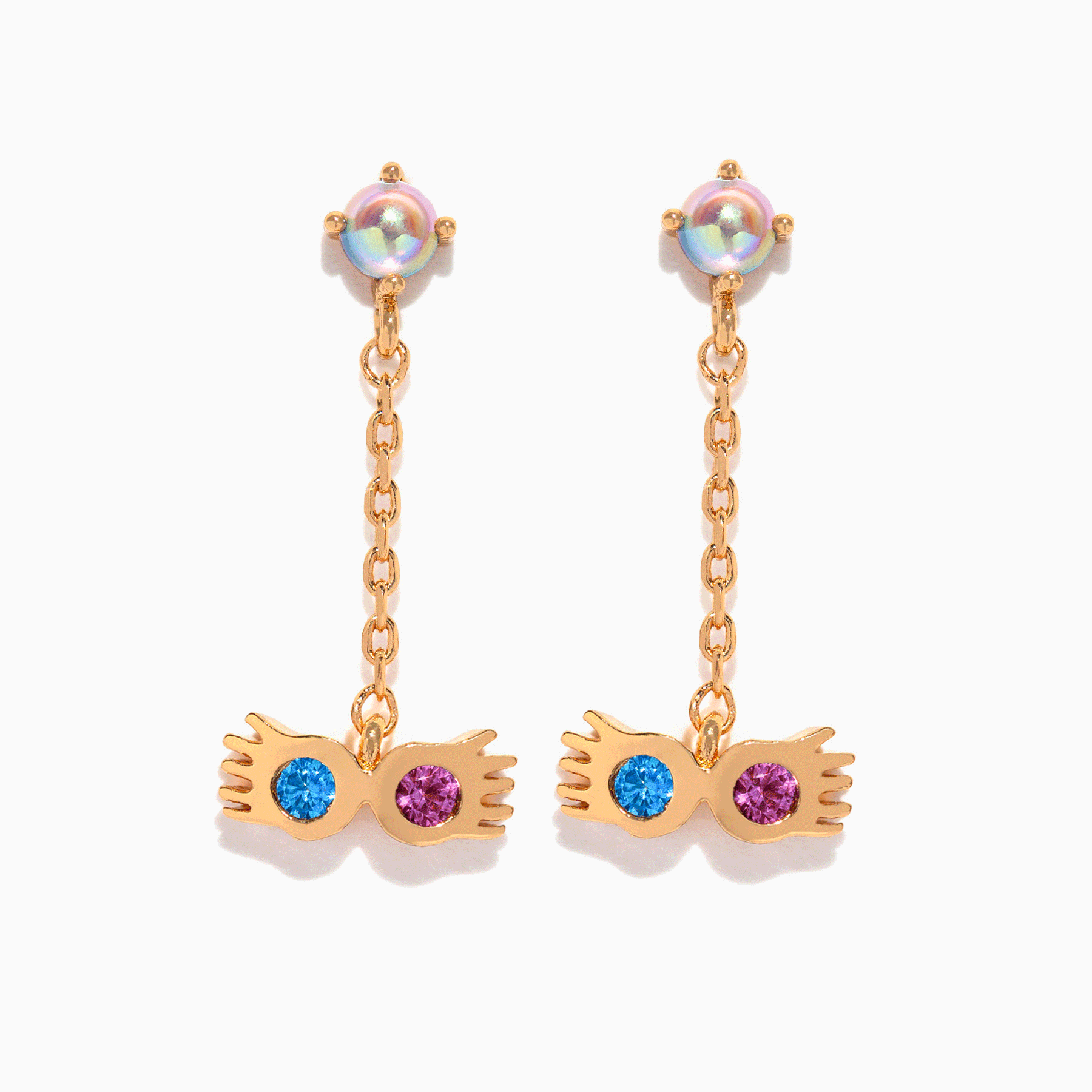 Harry Potter Luna Lovegood Dangle Earrings - Unique Fantasy Jewelry for Women & Girls - Perfect for Cosplay, Halloween Costume, and Gift Giving