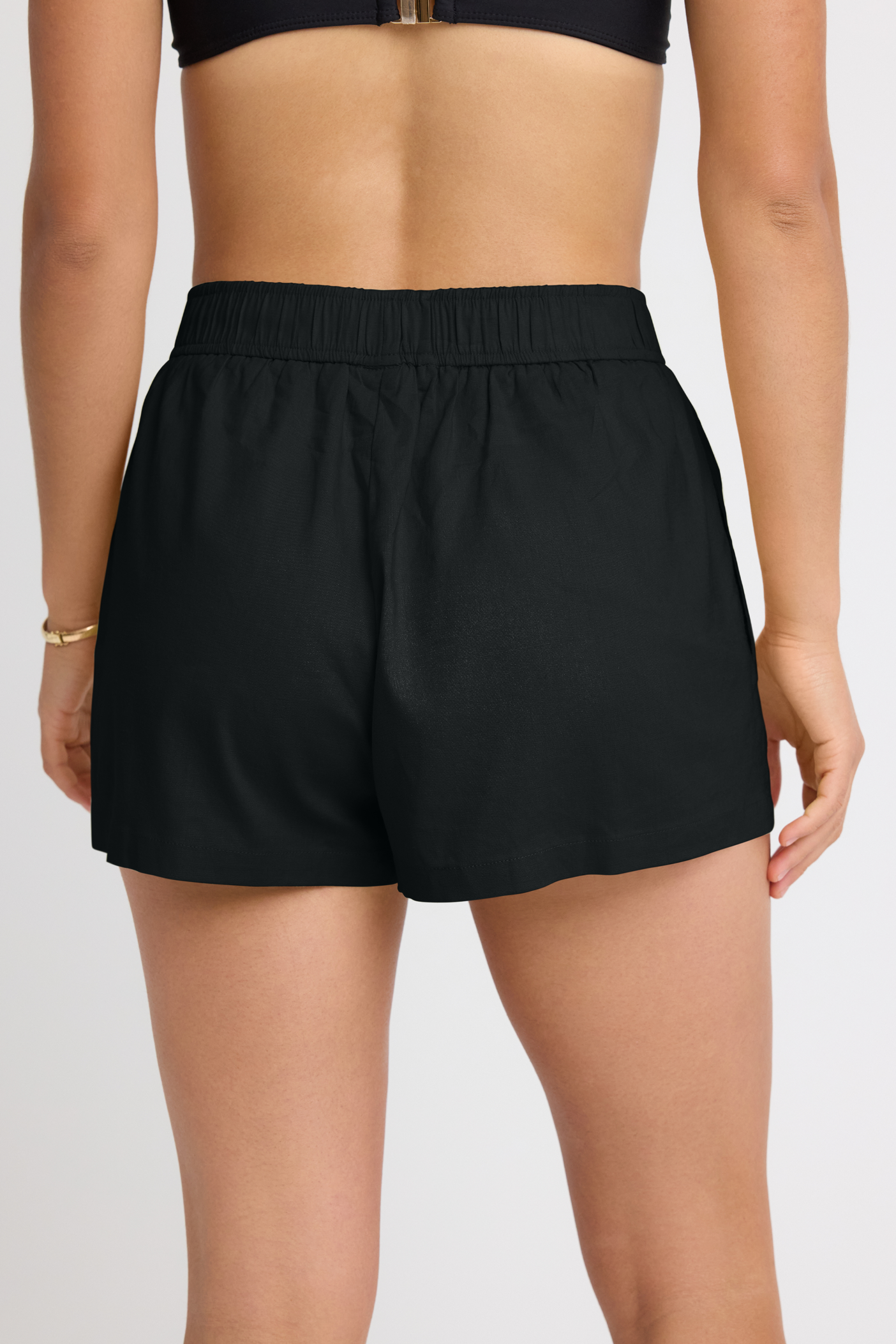 Premium Marlo Linen Boxer Shorts for Men - Soft Breathable Black Underwear | Perfect for Summer, Travel & Lounge Wear