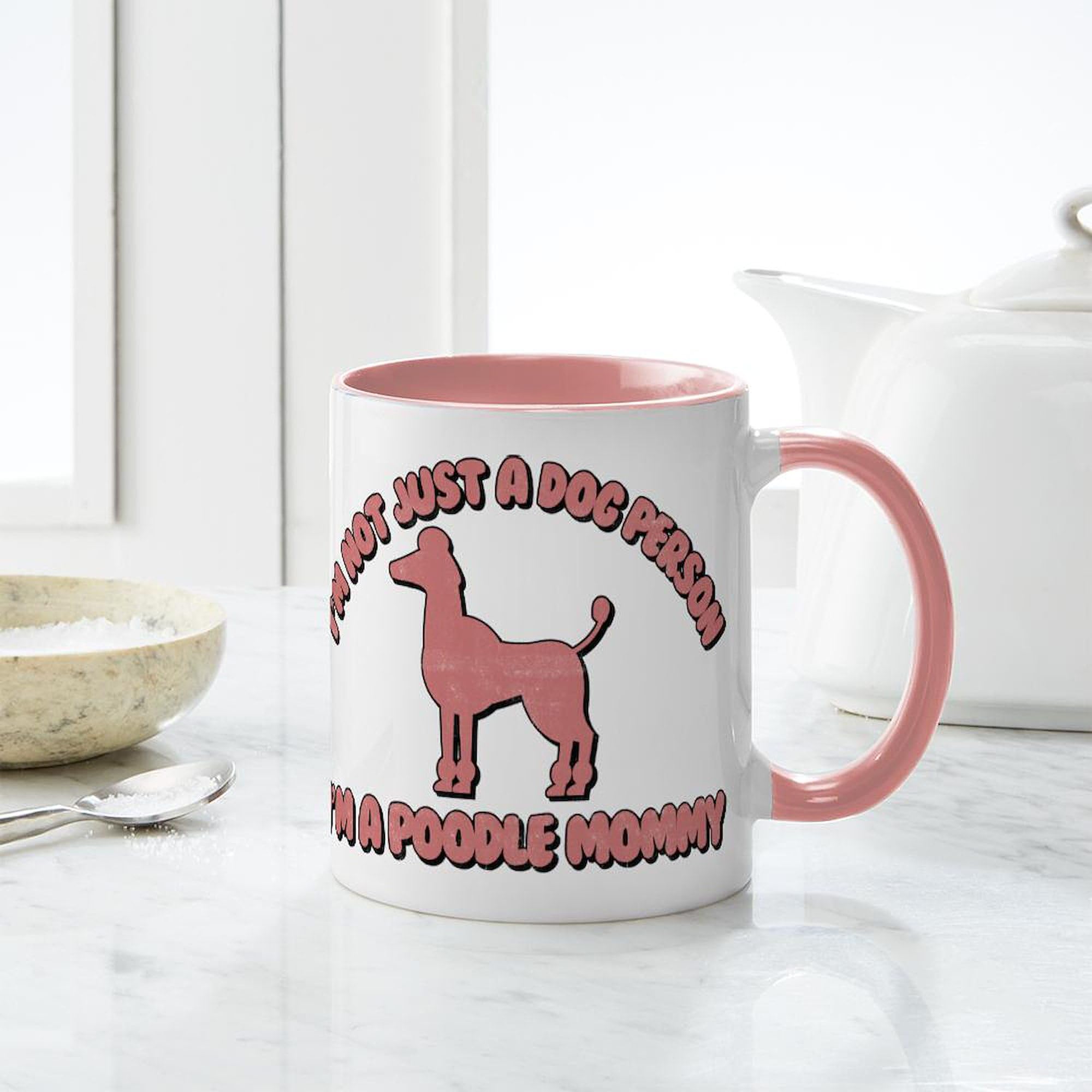 Poodle Mommy Ceramic Coffee Mug 11 oz (325 ml) - Perfect for Dog Lovers, Mothers Day Gifts & Coffee Lovers - Ideal for Home, Office & Gift Giving