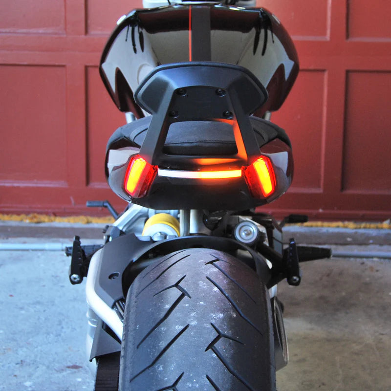 Ducati XDiavel LED Rear Turn Signals with Backrest - Compatible 2016 to Present Models - Perfect for Motorcycle Safety & Customization