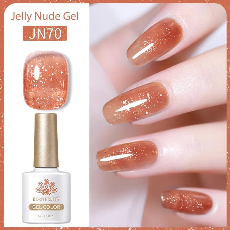 Christmas Series Color Gel Nail Polish 10ml - Long Lasting Holiday Nail Art for Parties & Gifts
