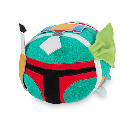 Disney Star Wars Boba Fett Tsum Tsum Medium Plush Toy - Soft Stuffed Collectible Character for Kids & Fans - Perfect for Bedroom Decor, Gift Giving & Star Wars Merchandise Collection