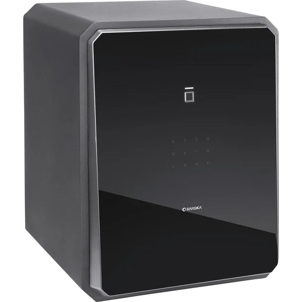 Barska AX13936 Obsidian 9 Biometric Fingerprint Safe with Touchscreen Keypad - Secure Handguns, Jewelry & Valuables for Home or Office Use