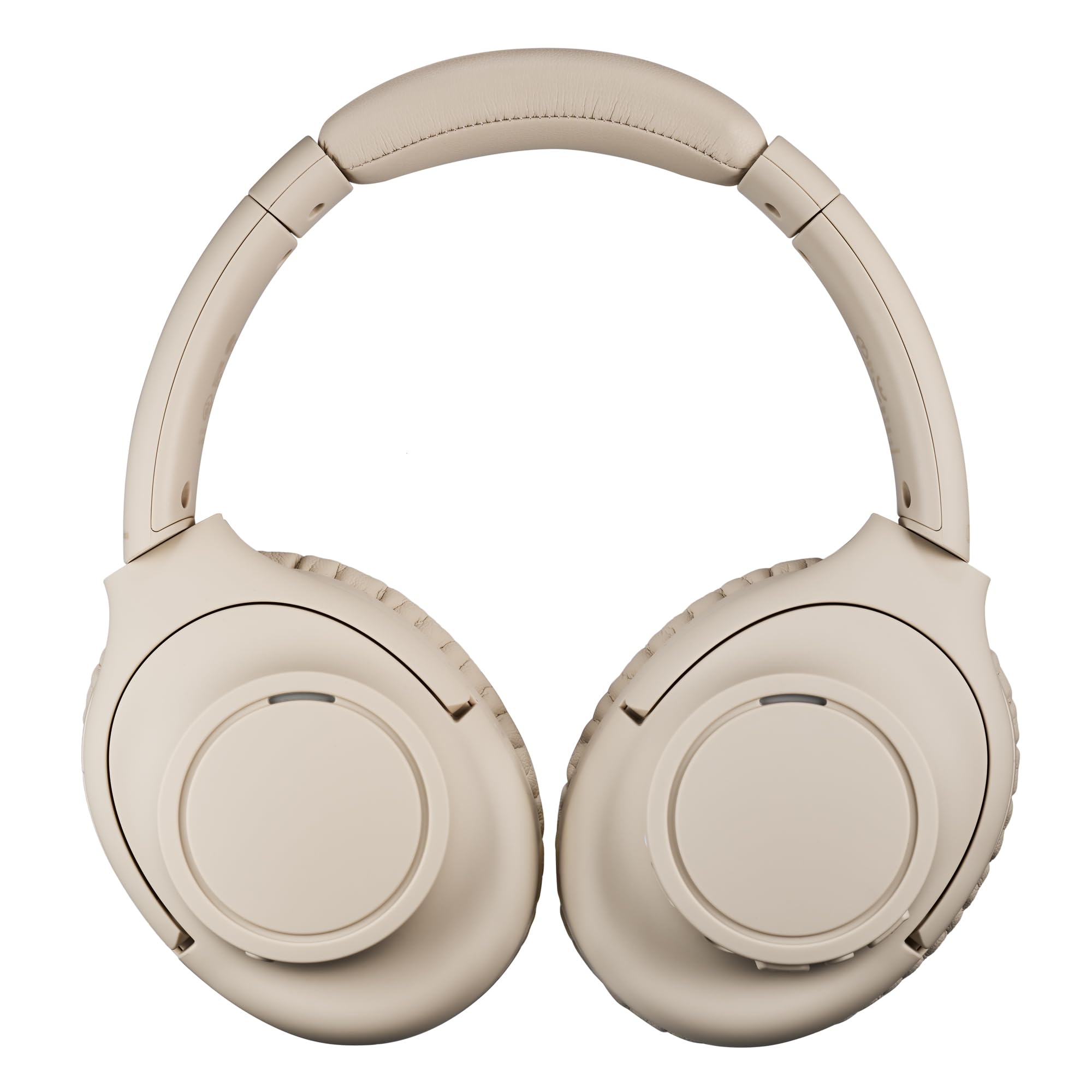 Audio-Technica ATH-S300BTBG Wireless Bluetooth Headphones with Active Noise Cancellation, 90-Hour Battery Life, Comfortable Over-Ear Design - Perfect for Travel, Work & Music Lovers (Beige)