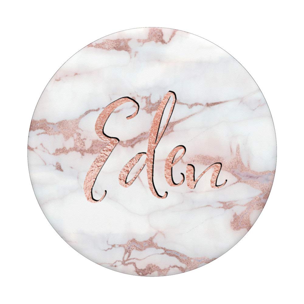 Personalized Rose Pink Pattern Eden Name Necklace - Custom Jewelry Gift for Women, Perfect for Birthdays, Anniversaries & Special Occasions