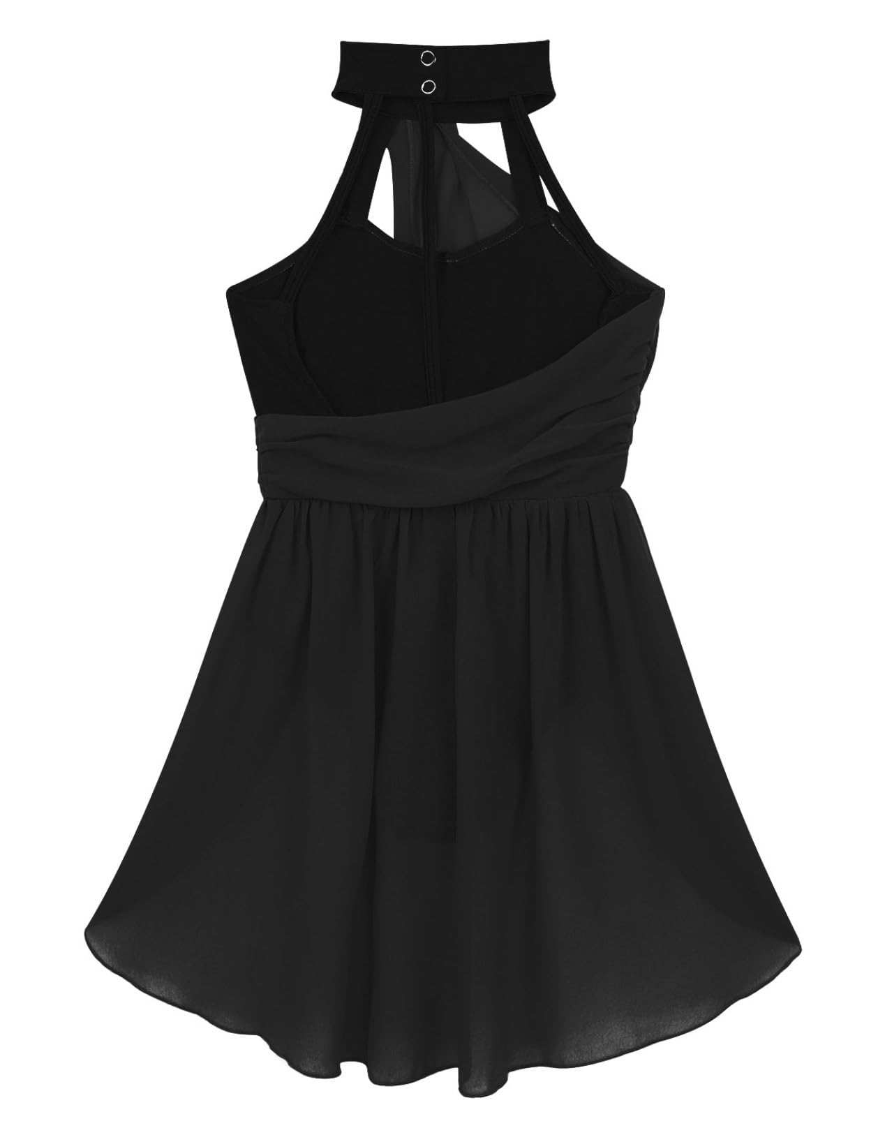 Manyakai Girls Sleeveless Lyrical Ballet Dance Leotard - Contemporary Performance Costume for Kids Dance Recitals & Competitions