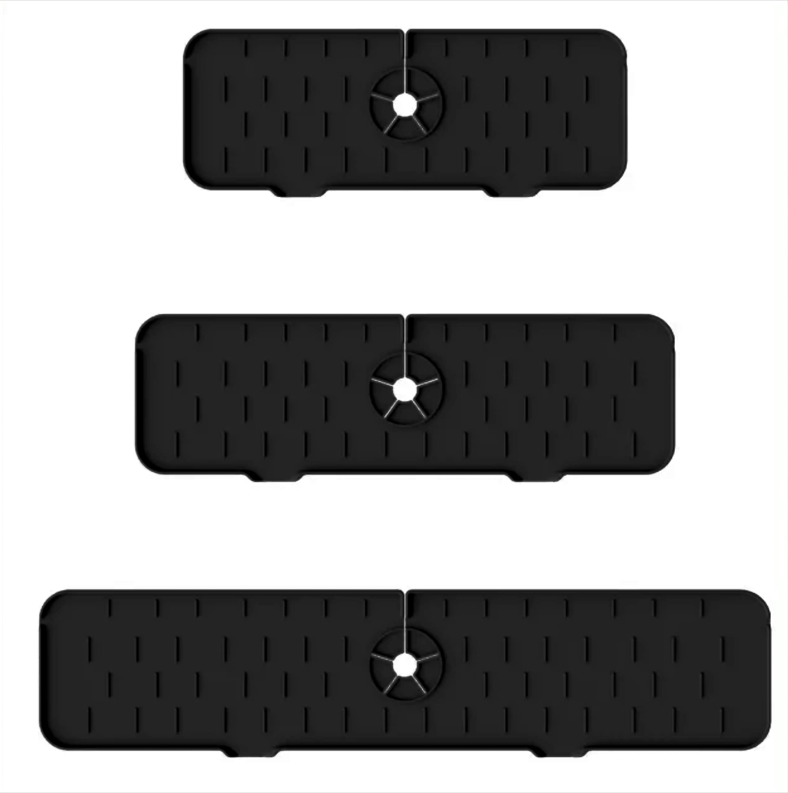 **Score Essentials Silicone Kitchen Sink Splash Guard – Reusable Faucet Handle Drip Catcher & Water Splash Protector – Non-Slip Sink Mat for Kitchen – Perfect for Cooking, Washing Dishes & Preventing Mess**