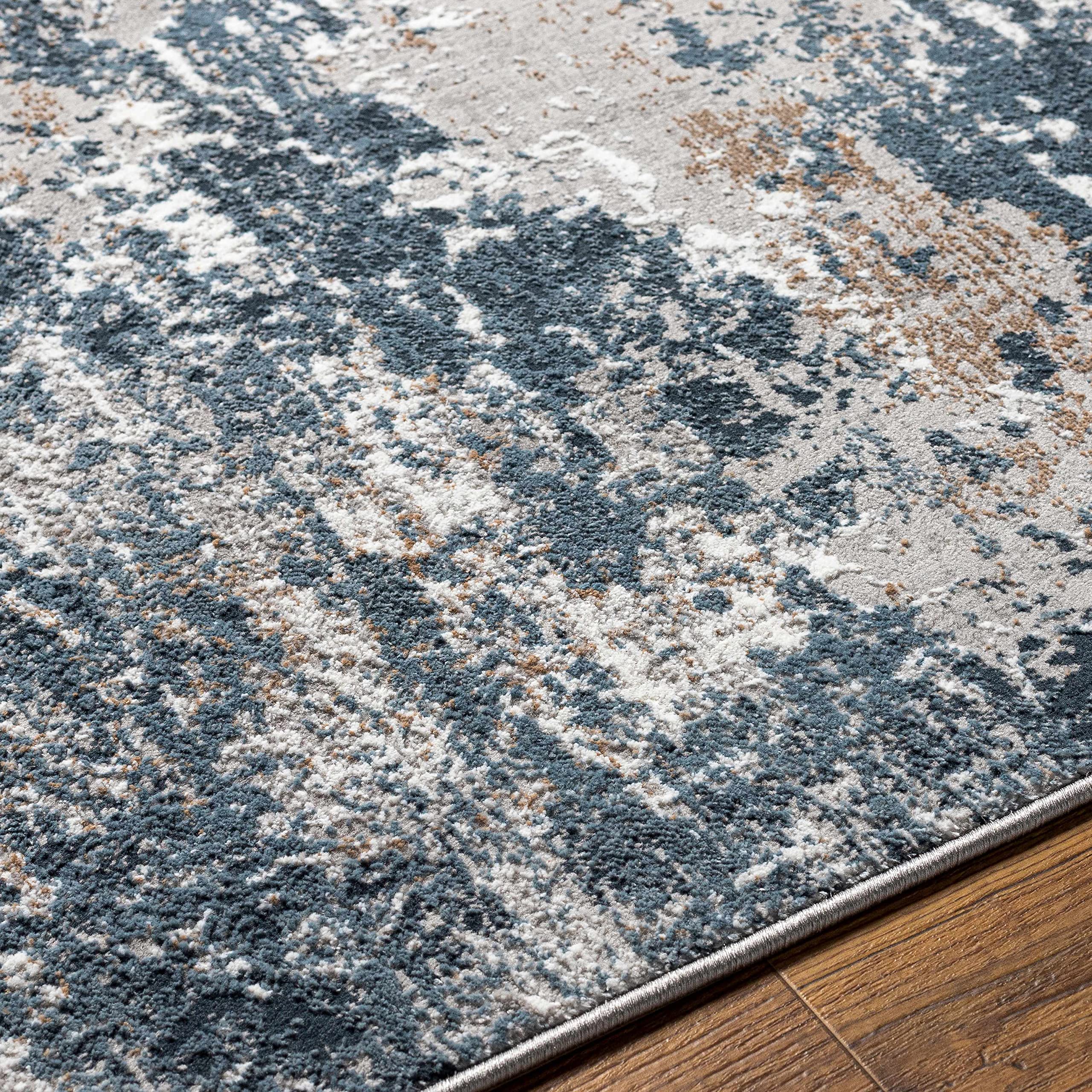 Hauteloom Kipkelion Modern Gray Multi Area Rug 6'7