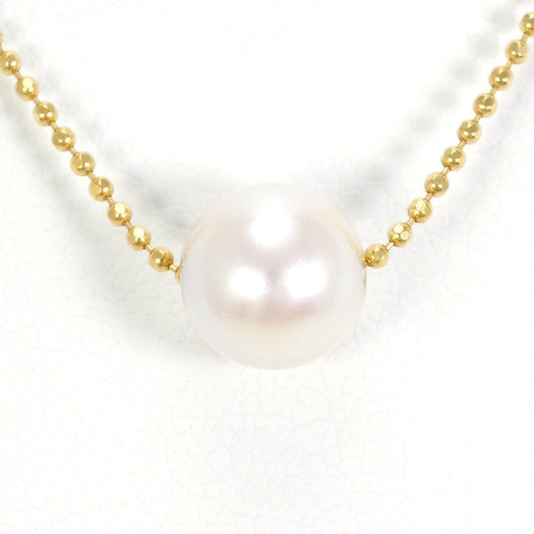 18K Yellow Gold Pearl Necklace for Women - Elegant & Timeless Jewelry Gift for Birthday, Anniversary & Special Occasions
