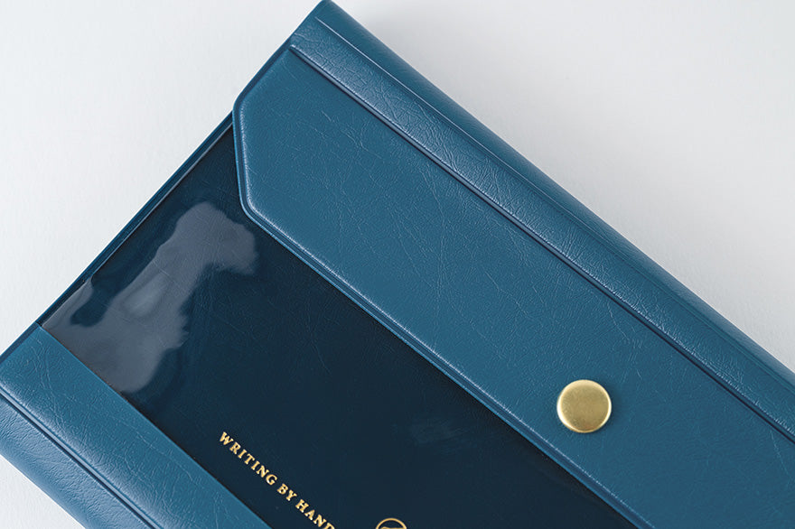 Hobonichi Techo 2025 Alettone Navy Weeks Cover - Slim Planner Cover Only for Daily Journaling, Work Planning & Personal Organization