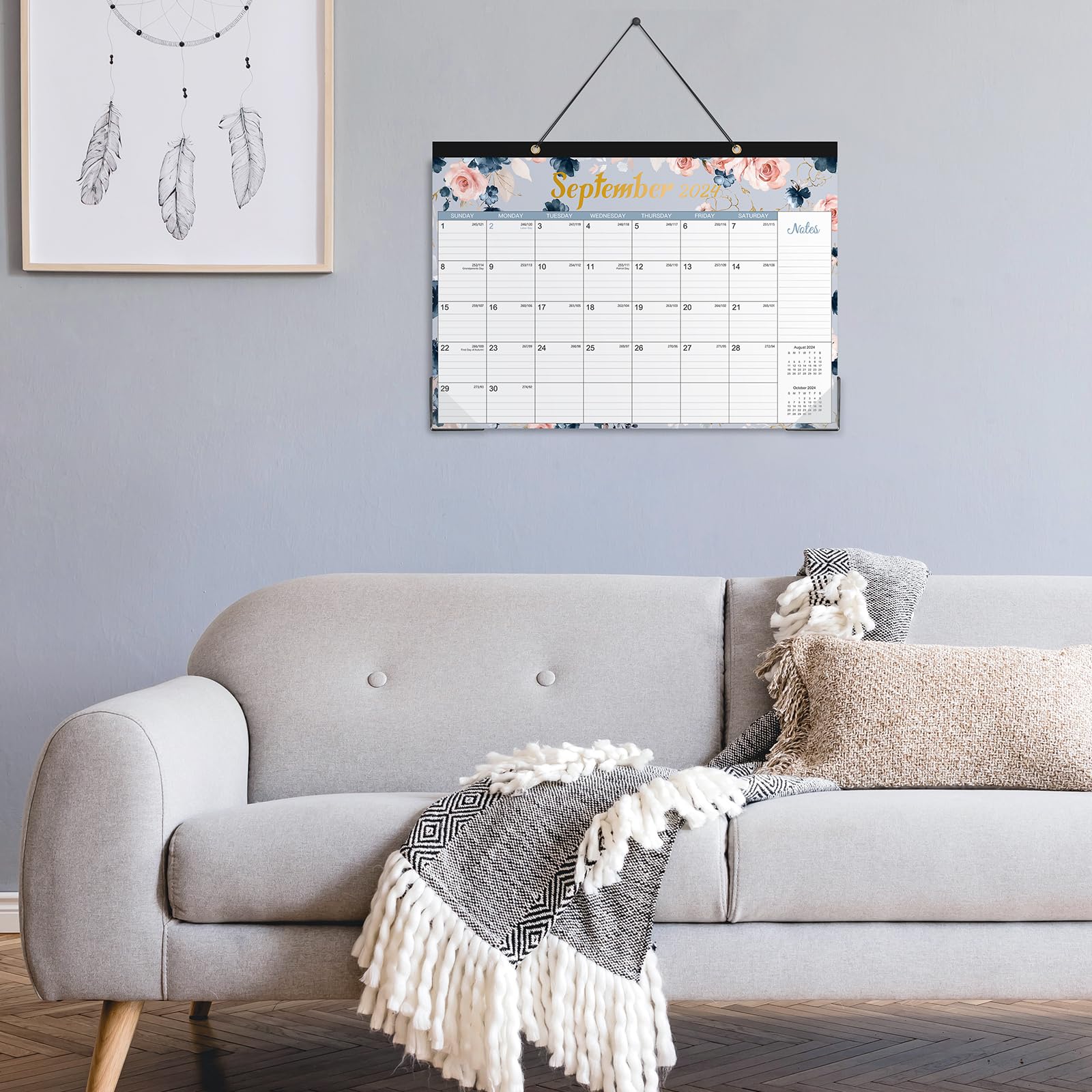 2024-2025 Academic Desk Calendar Planner | 18 Months (July 2024 - December 2025) | 17