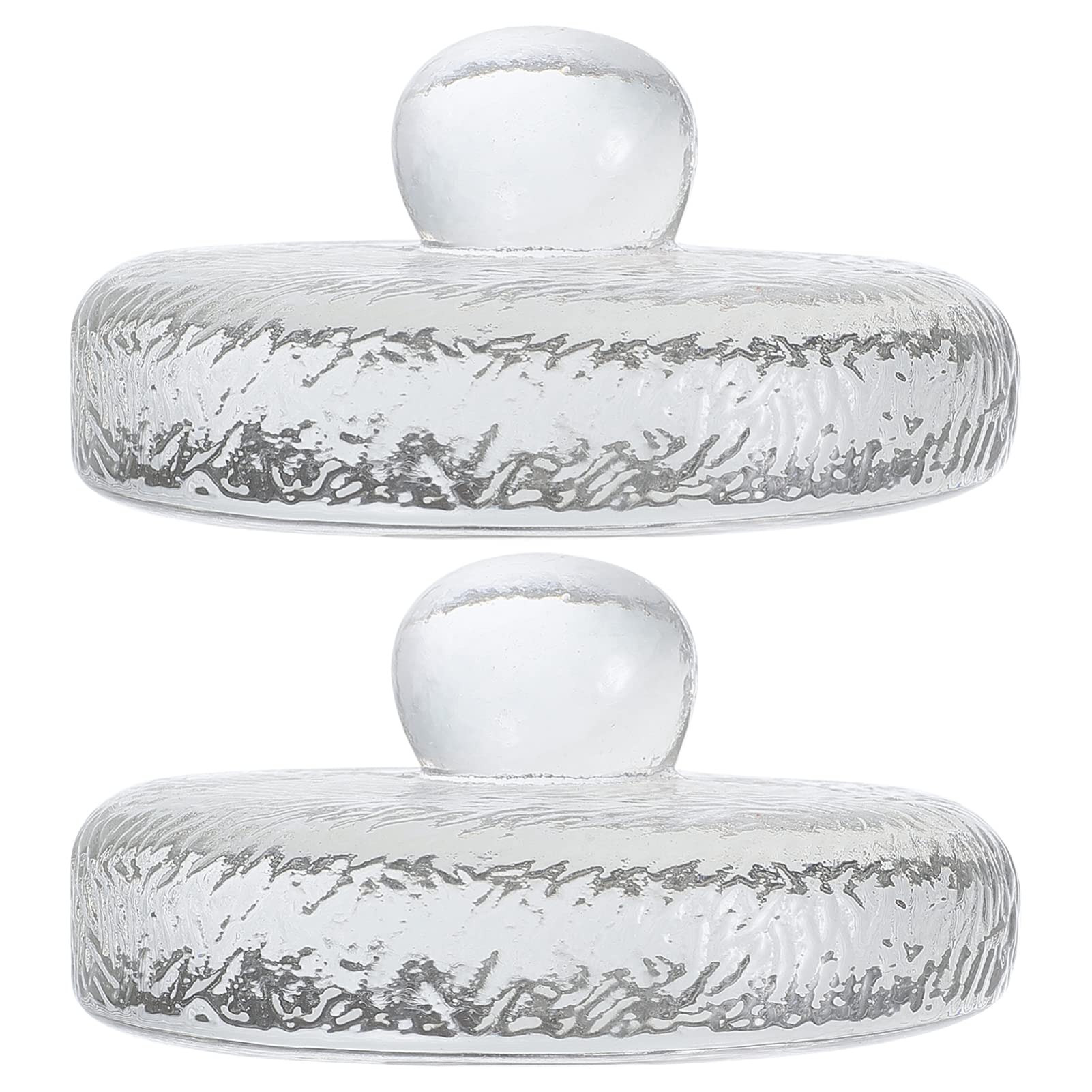 UPKOCH 2-Pack Glass Pickle Jar Lids - Replacement Canister Lids for Mason Jars, Beverage Dispensers & Food Storage Containers - Airtight Seal for Pickles, Spices & Dry Goods - Perfect for Kitchen, Pantry & Home Canning