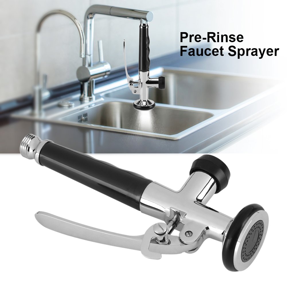 Extendable Pull Down Kitchen Faucet with Spray Head - High Pressure Swivel Sink Tap for Pre-Rinse & Dish Washing | Perfect for Modern Kitchens & Food Prep Stations