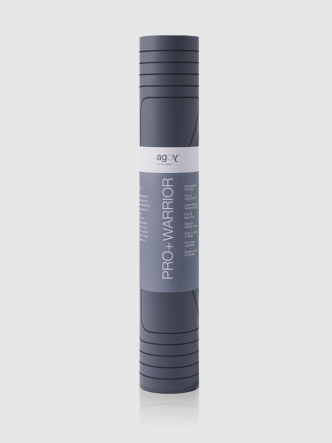 Agoy Pro+ Warrior Yoga Mat - Non-Slip, Eco-Friendly, Extra Thick for Hot Yoga, Pilates & Home Workouts - Perfect for Gym, Studio & Outdoor Use