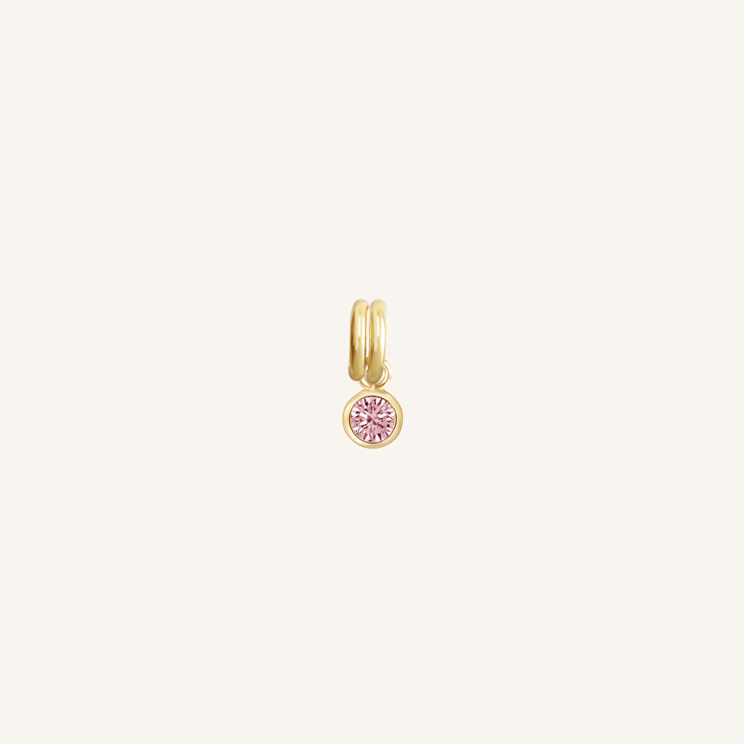 Aura Birthstone Charms - Genuine Gemstone Jewelry for Necklaces & Bracelets - Perfect Gift for Birthday, Anniversary & Special Occasions