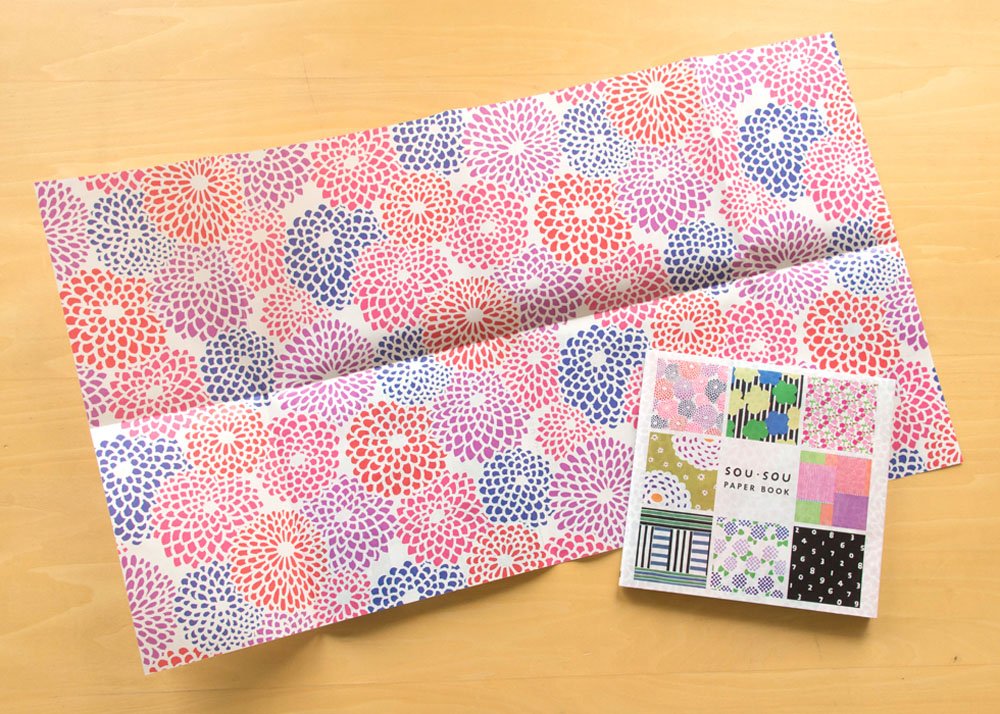 Sou Sou Paper Book - Japanese Edition | Handmade Washi Notebook for Journaling, Sketching & Gift Giving