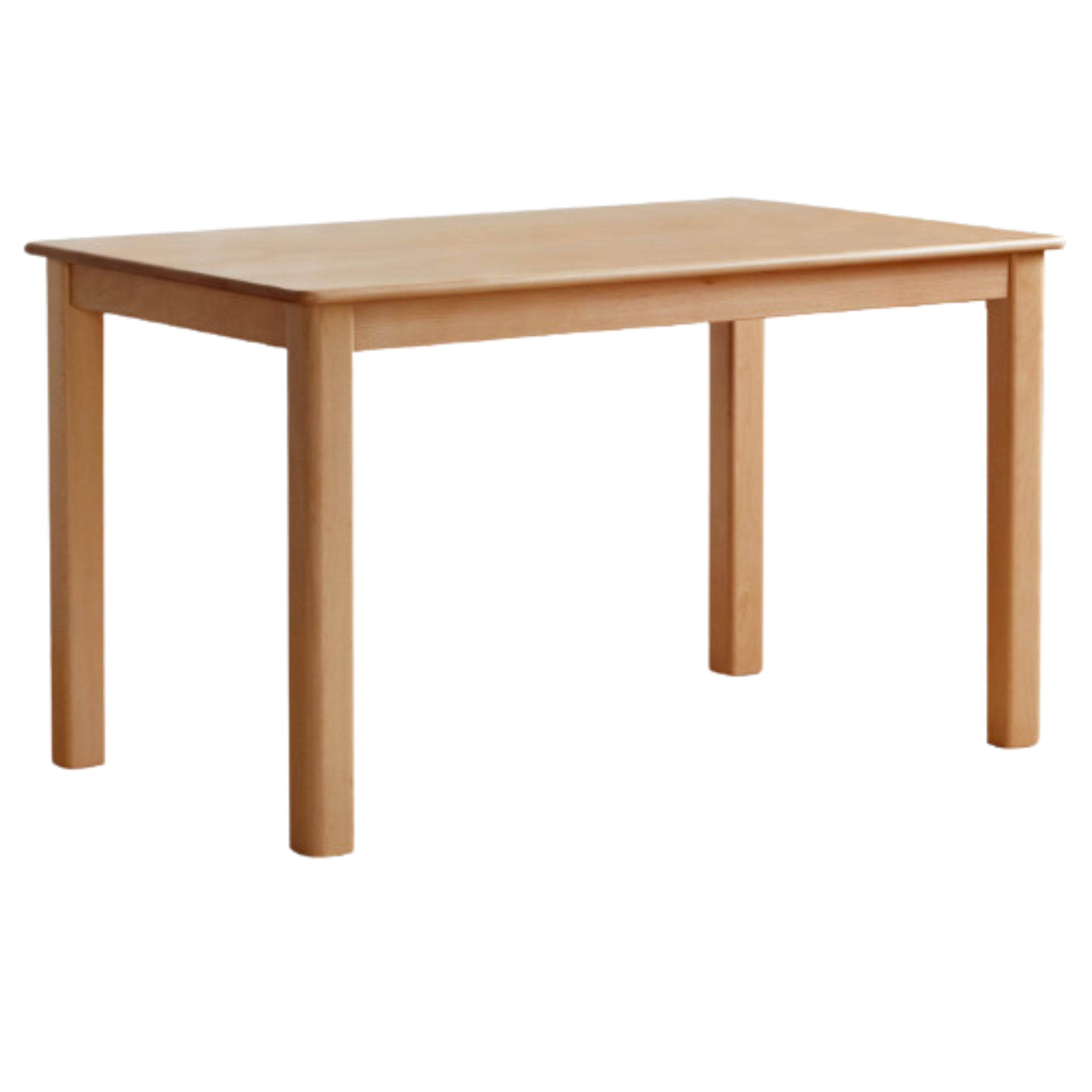 51.2x31.5x29.5 inch / 130x80x75cm / Natural Wood Color / Beech dining table