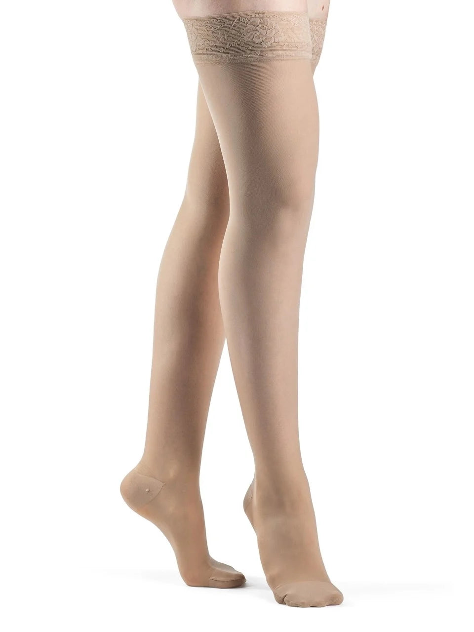 Sigvaris Style Sheer Thigh High Compression Stockings 20-30 mmHg for Women - Medical Support for Varicose Veins, Swelling & Circulation - Perfect for Travel, Work & Daily Comfort