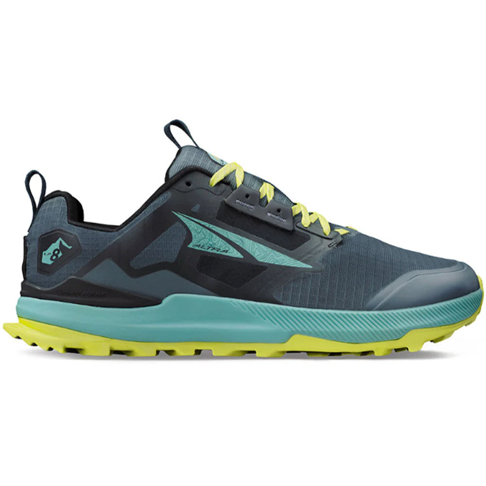 **Men's Altra Lone Peak 8 Trail Running Shoes - Black/Green, Size 16 D Medium - Lightweight & Durable for Hiking & Outdoor Adventures**