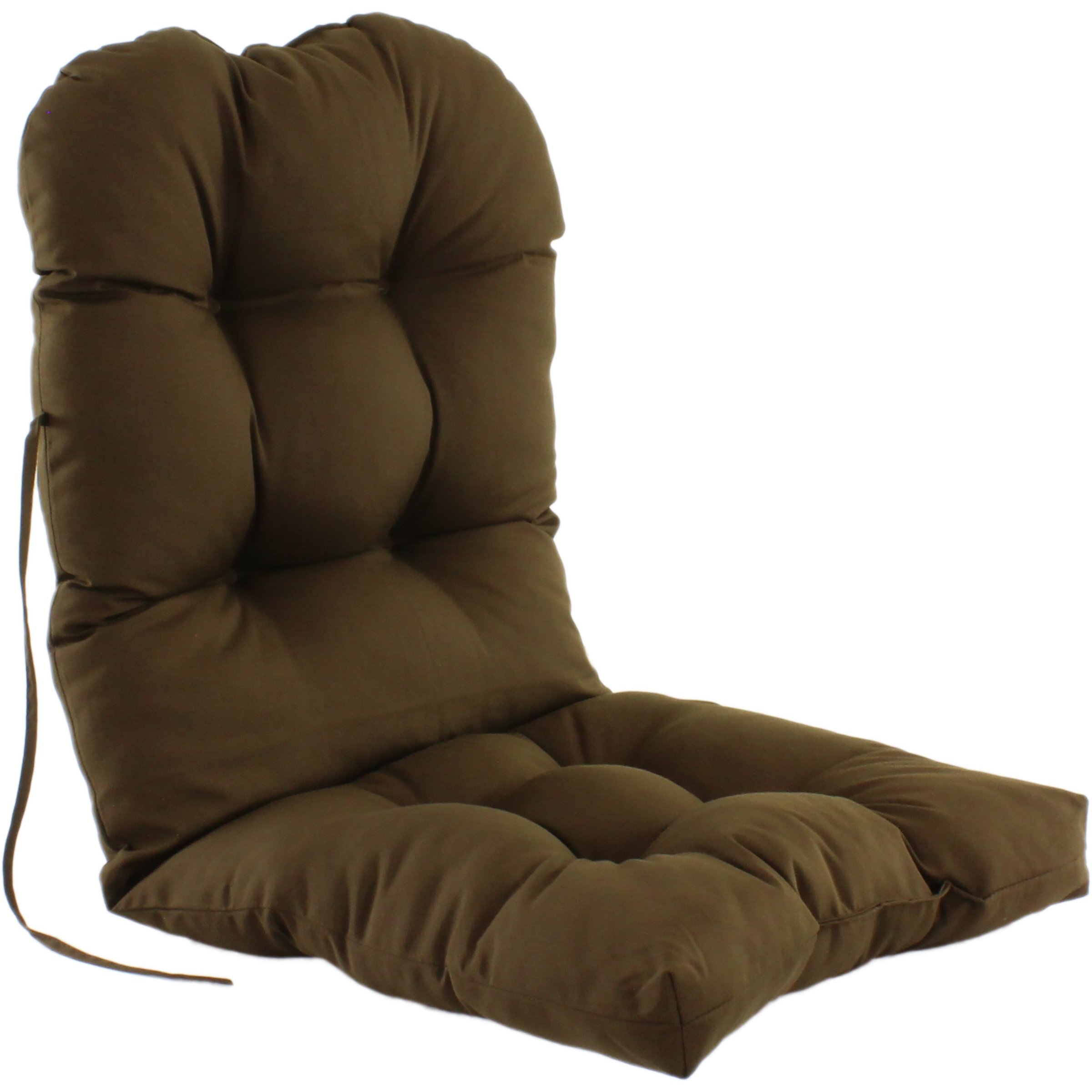 Durable Indoor/Outdoor Adirondack Chair Cushion - Waterproof & UV Resistant - 1 Pack Brown - Perfect for Patio, Deck, Garden & Poolside Relaxation