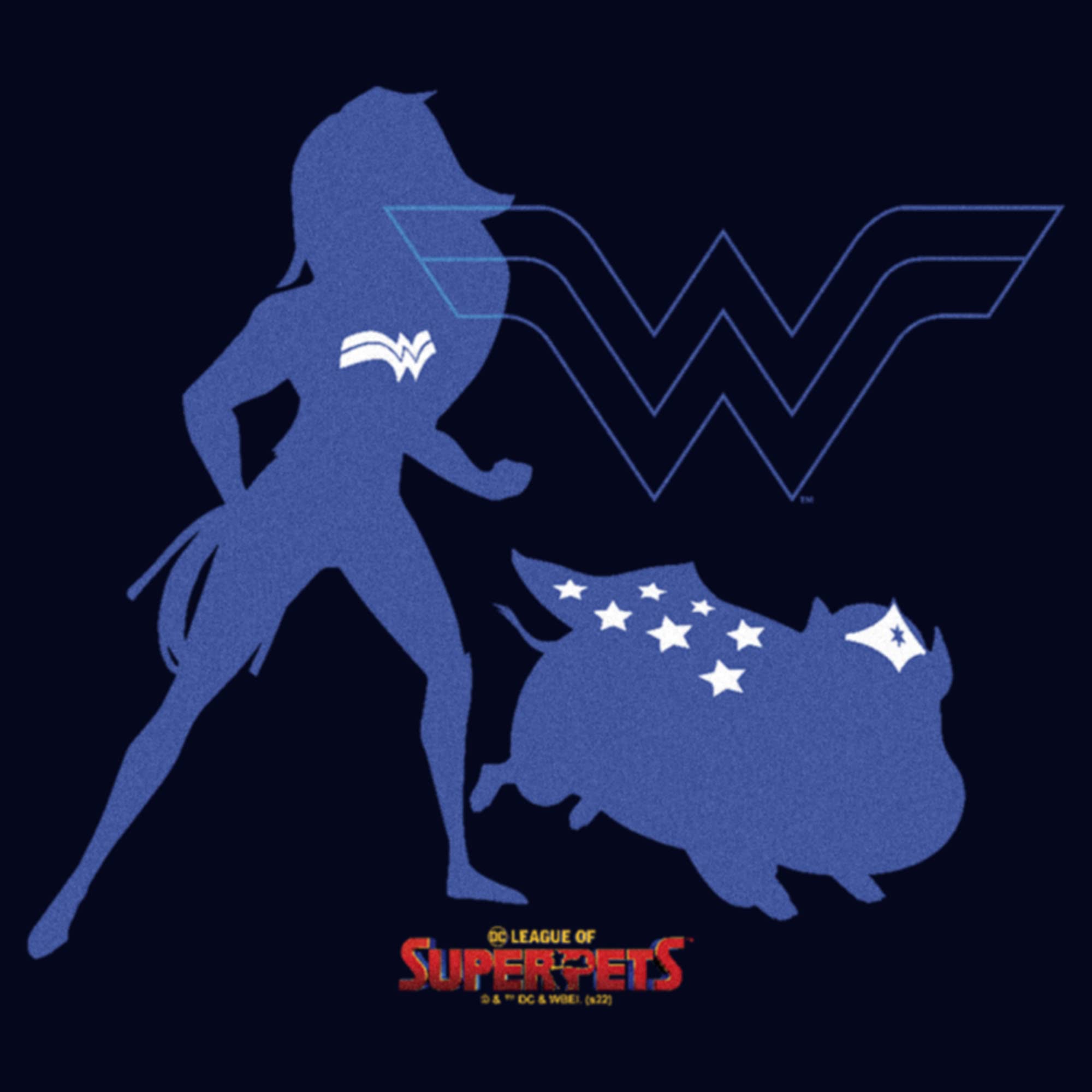 Women's Super-Pets Wonder Woman T-Shirt for Casual Wear