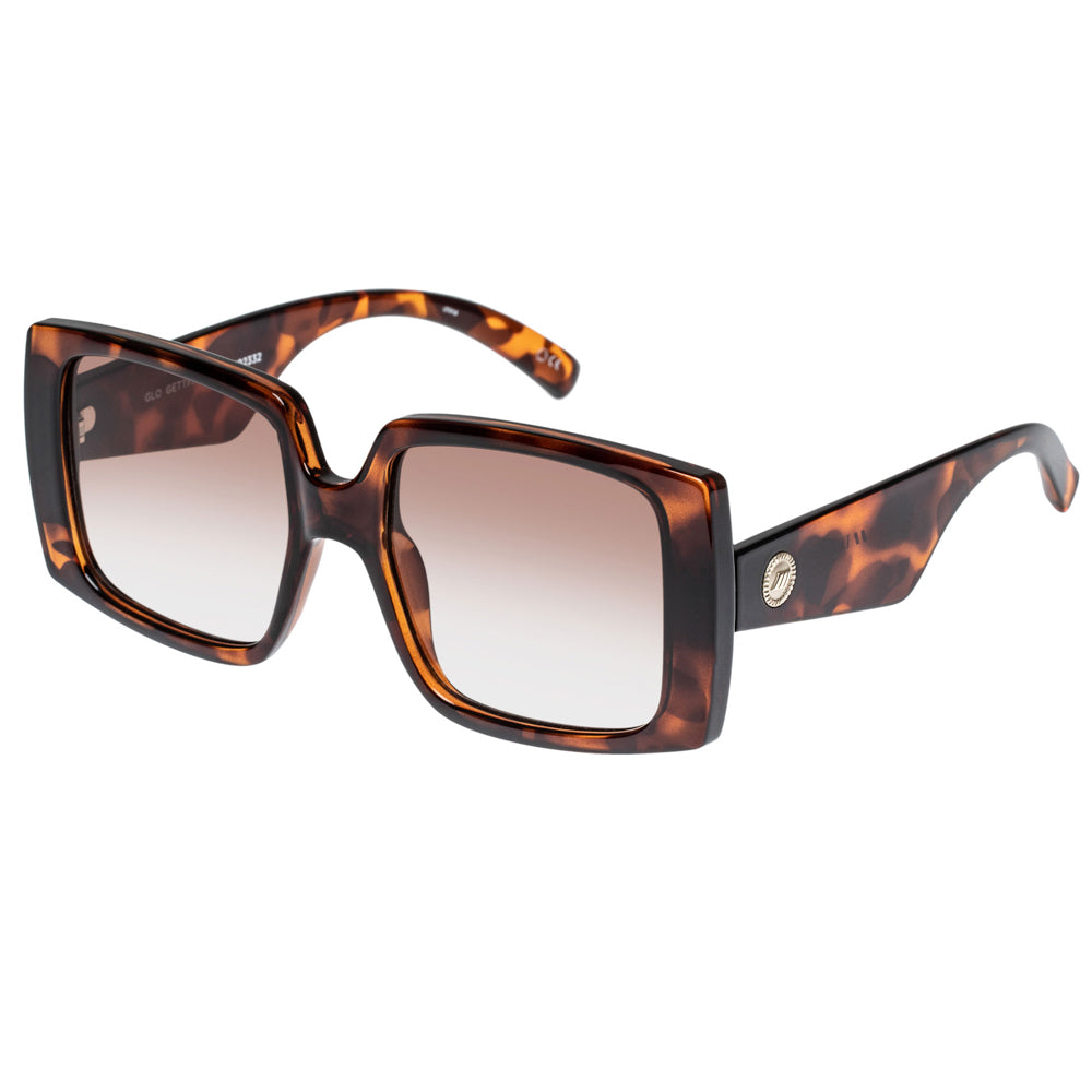 Le Specs Glo Getter Sunglasses - Trendy Retro Square Frame UV Protection Shades for Women & Men | Perfect for Beach, Driving & Outdoor Activities