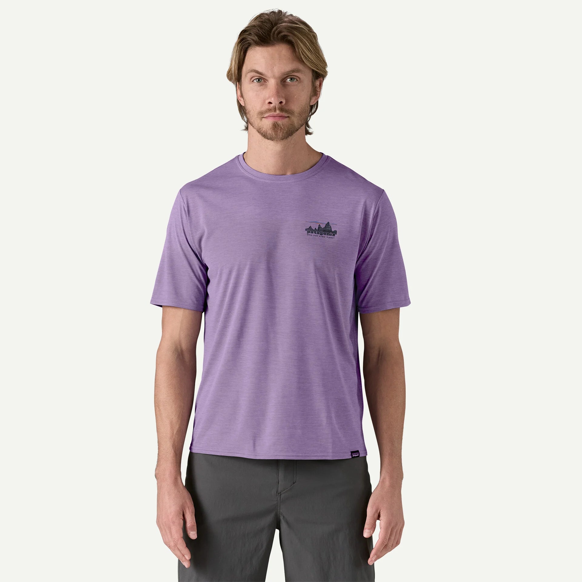 Men's Capilene® Cool Daily Graphic T-Shirt - Moisture Wicking & Breathable Activewear for Hiking, Running & Outdoor Adventures