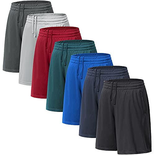 7 Pack Black, Dark Grey, Light Grey, Navy, Blue, Red, Dark Green