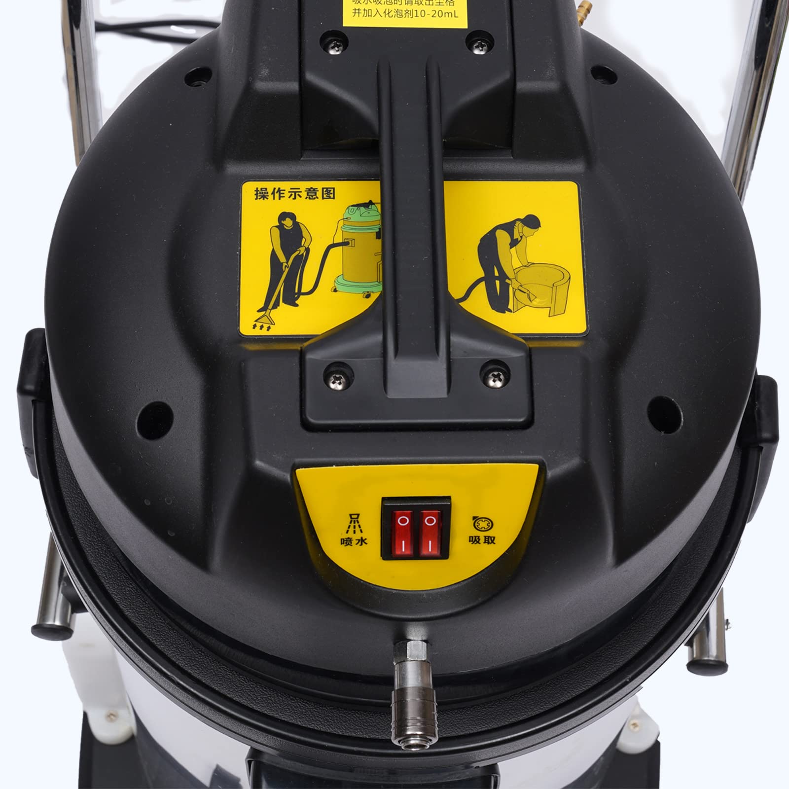 40L/10Gal Commercial Carpet Cleaner Machine - 3-in-1 Multi-Purpose Floor Cleaner with Wet/Dry Extraction | Portable Carpet Shampooer for Sofa, Curtains & Deep Carpet Cleaning | Ideal for Home, Office & Commercial Use
