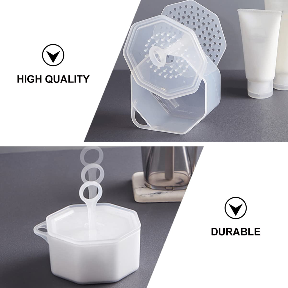 6-Piece Manual Foam Cup Face Cleansing Set - Skin Care Tools for Women with Rich Lather Maker, Mini Frother & High Capacity PP Bubble Cup - Perfect for Daily Facial Cleansing & Spa Skincare Routine