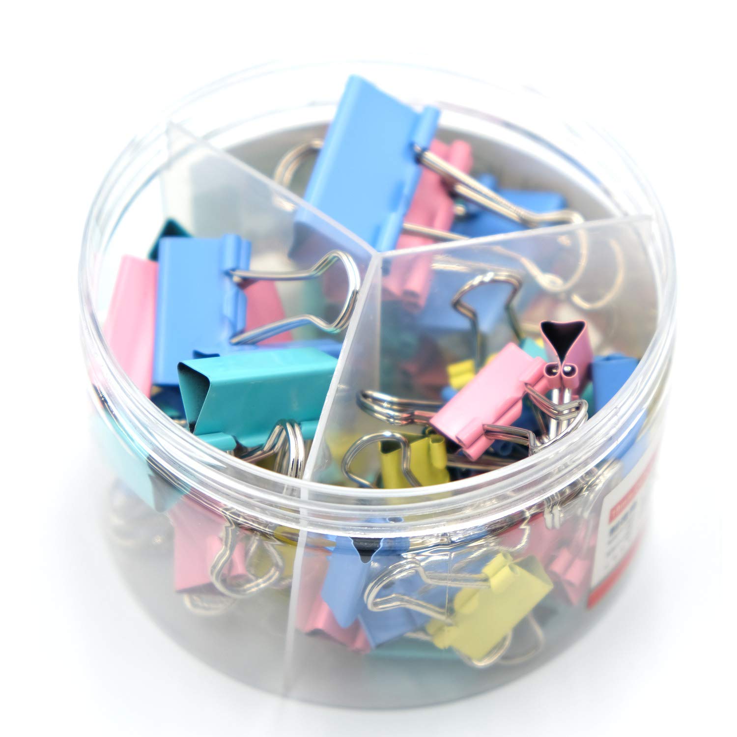 40Pcs Colorful Assorted Size Paper Clips Foldback Clips for Office School Stationery Supplies (Multicolored) - Perfect for Organizing Documents Notes and Crafts