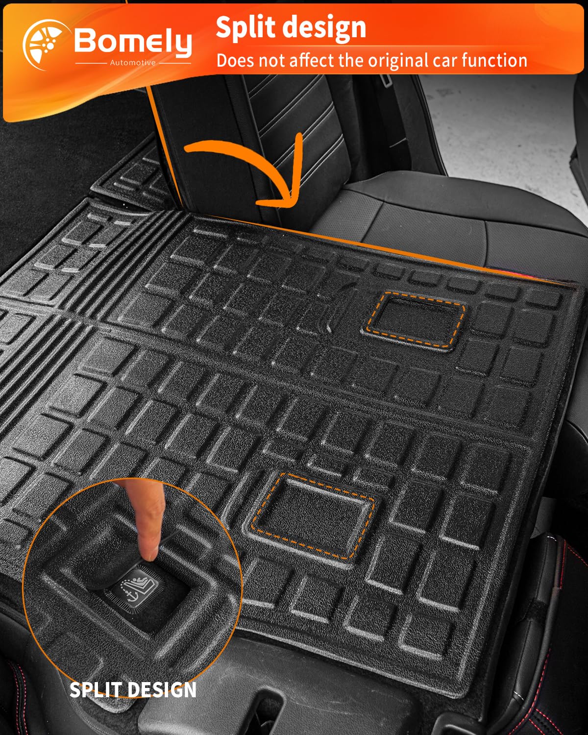 Premium All-Weather Floor Mats for 2019-2025 Toyota RAV4 - Custom Fit Cargo Liner, Trunk Mat & Back Seat Cover Protector | Durable Car Accessories for SUV Interior Protection (Great for Road Trips, Camping & Daily Commute)