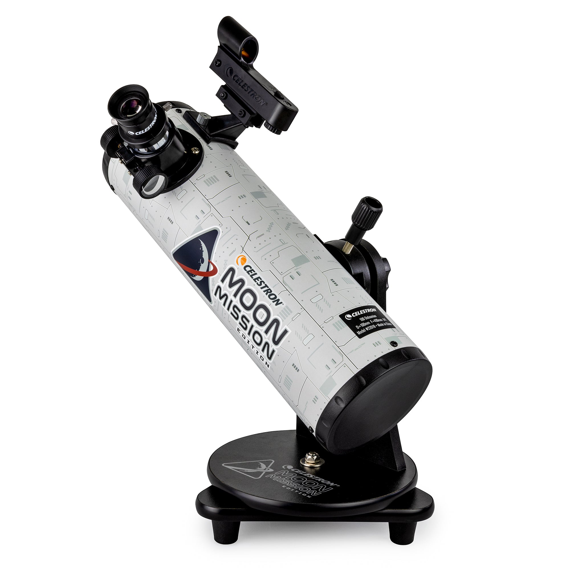 Used Moon Mission 100mm Tabletop Dobsonian Telescope - Portable Astronomy for Beginners, Kids & Travel | Perfect for Stargazing, Lunar Observation & Backyard Astronomy