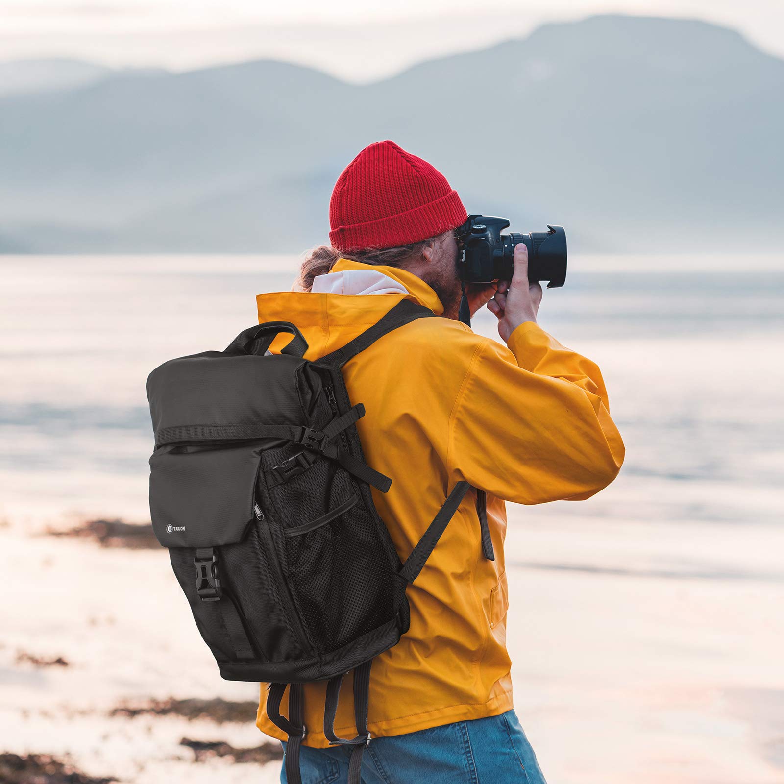 TARION Professional Camera Backpack - Waterproof DSLR/SLR Photography Bag with Anti-Shock Storage for Digital Cameras, Lenses & Accessories - Perfect for Travel, Hiking & Outdoor Photography