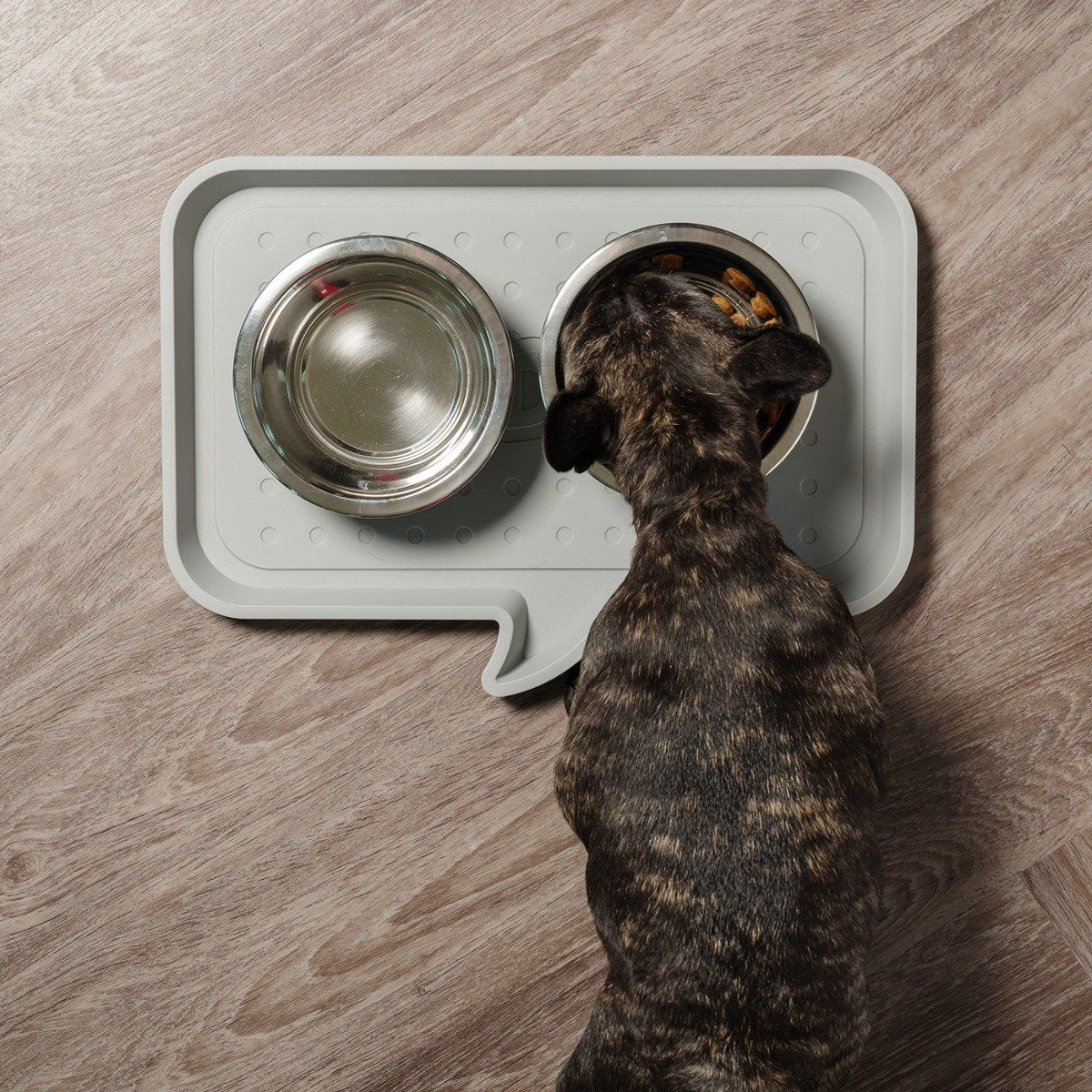 Feeding Mat for Dogs & Cats - Non-Slip Pet Food Mat, Easy to Clean Small Size | Perfect for Mealtime, Travel & Outdoor Use